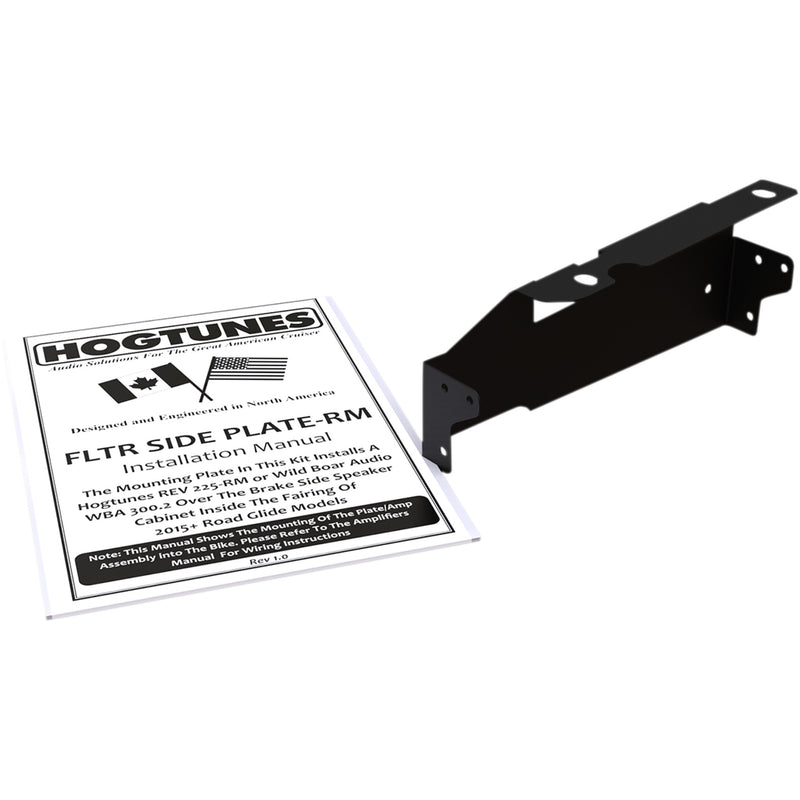 Hogtunes Mount Kit - FLTR SIDE PLATE-RM For Harley Road Glide 2015-2024