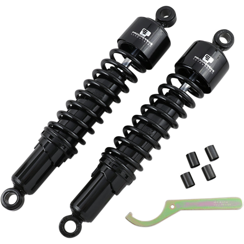 Progressive Suspension 412 Cruiser Series Shock Absorber - 412-4058B Triumph Thruxton 900 2004-2016