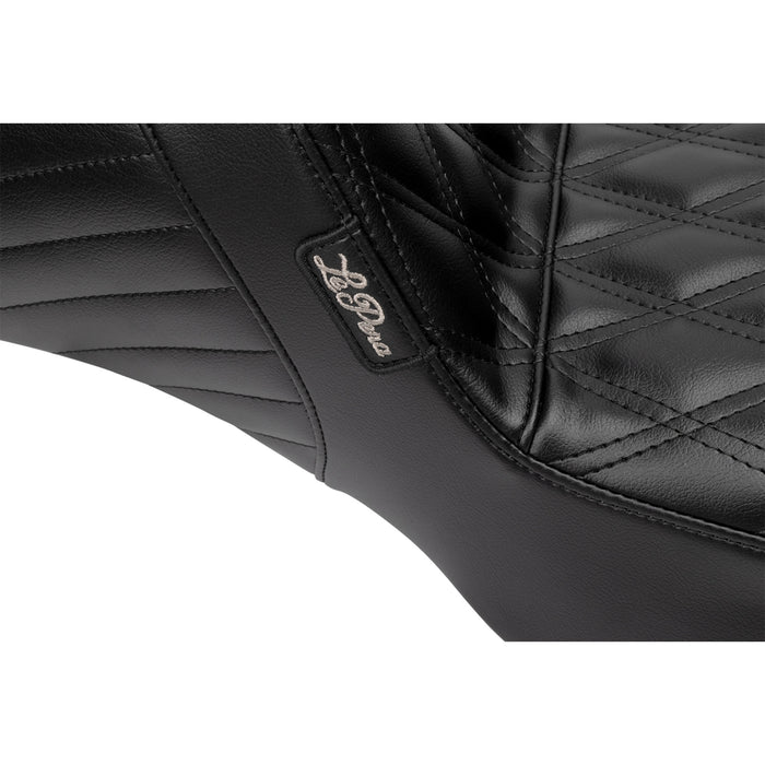 LE PERA 0801-1862 LV-597DLDD Kickflip Daddy Long Legs Seat - Kickflip Daddy Long Legs Set - Double Diamond Stitch - FLT/FLH '23-'24