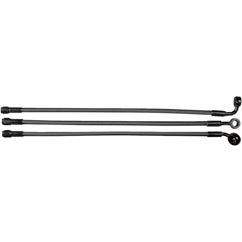 Magnum Shielding Designer Series Brake Line - 47117 For Harley Super Glide Sport / Sportster 1200 Custom XL1200C 1999-2005