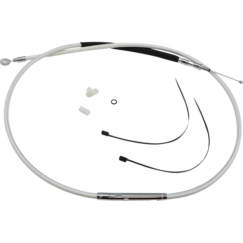 Magnum Shielding High-Efficiency Braided Sterling Chromite II® Clutch Cable /16" - 322810 For Harley Motorcycles 2006-2024