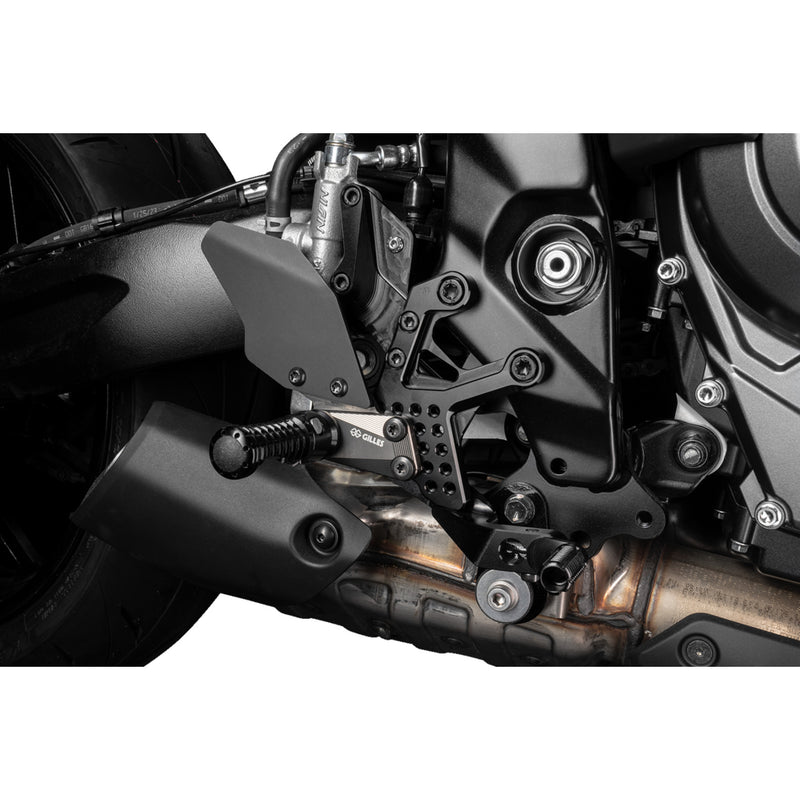 GILLES TOOLING 1623-0599 AS31GT3-S13-B Adjustable Rearset as31gt3 - black