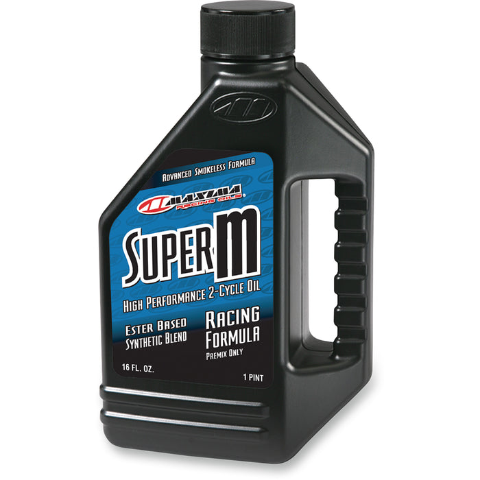 MAXIMA RACING OIL 20916 20916 Super M Synthetic Blend Premix 2T Engine Oil Super M Premix 2T Oil - 16 U.S. fl oz.