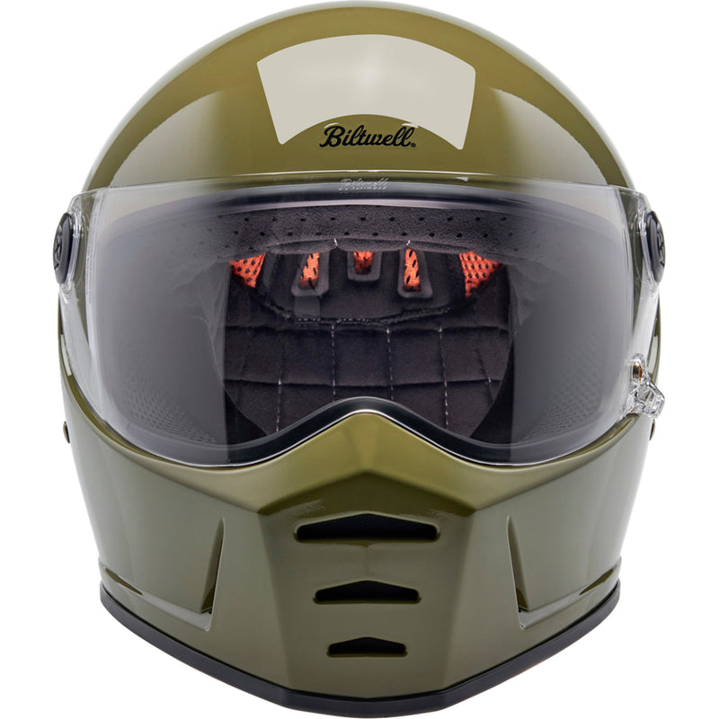 BILTWELL Lane Splitter 22.06 Helmet Gloss - Olive Green