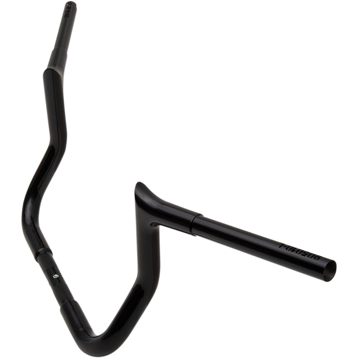 FAT BAGGERS INC. 0601-4747 905010-B 1-1/4" EZ Install Pointed Top Handlebar - 10" - Black