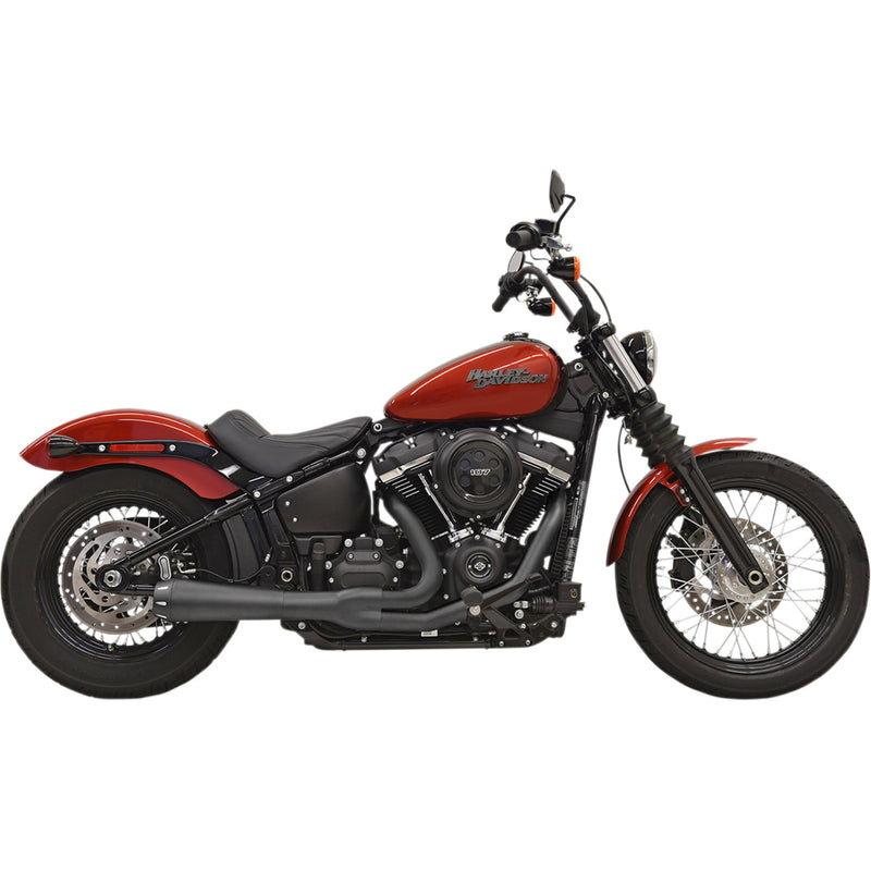 Bassani Xhaust Road Rage 2-Into-1 Exhaust System - 1S72RB For Harley Softail 2018-2025
