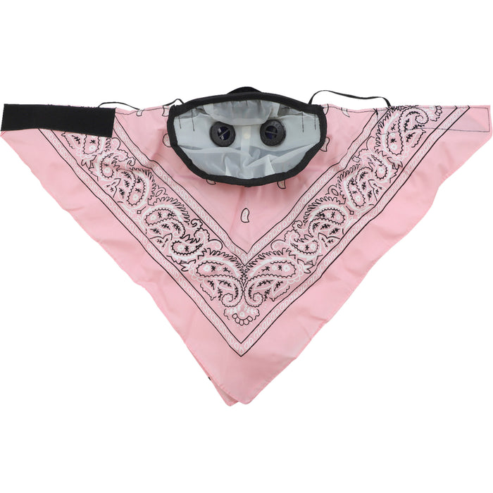 ATV-TEK 2503-0206 BDMPNK Pro Series Rider Bandana Dust Masks Bandana Dust Mask - Pink