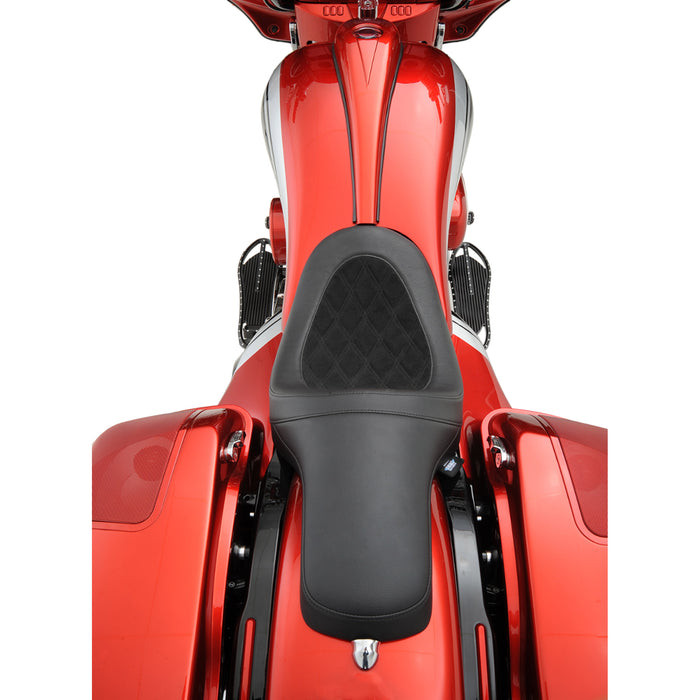 DRAG SPECIALTIES Predator Seat - Yaffe Razor Gas Tank FL '10-'23