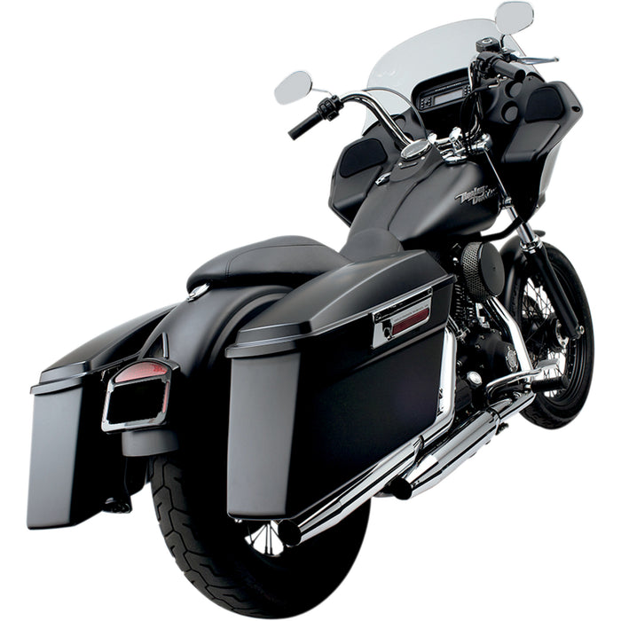 CYCLE VISIONS 3501-0626 CV7400B Saddlebag Mount for Dyna Models Bagger Tail - Black - FXD '06-'17