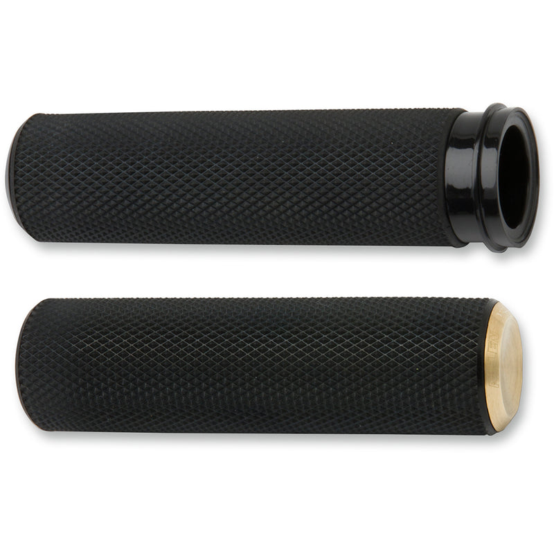 Arlen Ness Knurled Grips - 07-332 For Harley Motorcycles 1976-2022