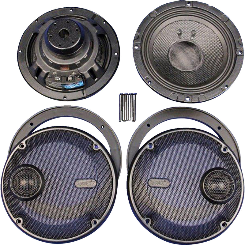 J & M Rokker® Speaker Kit - HUR2-6712TW-XXR For Harley Touring 2014-2022