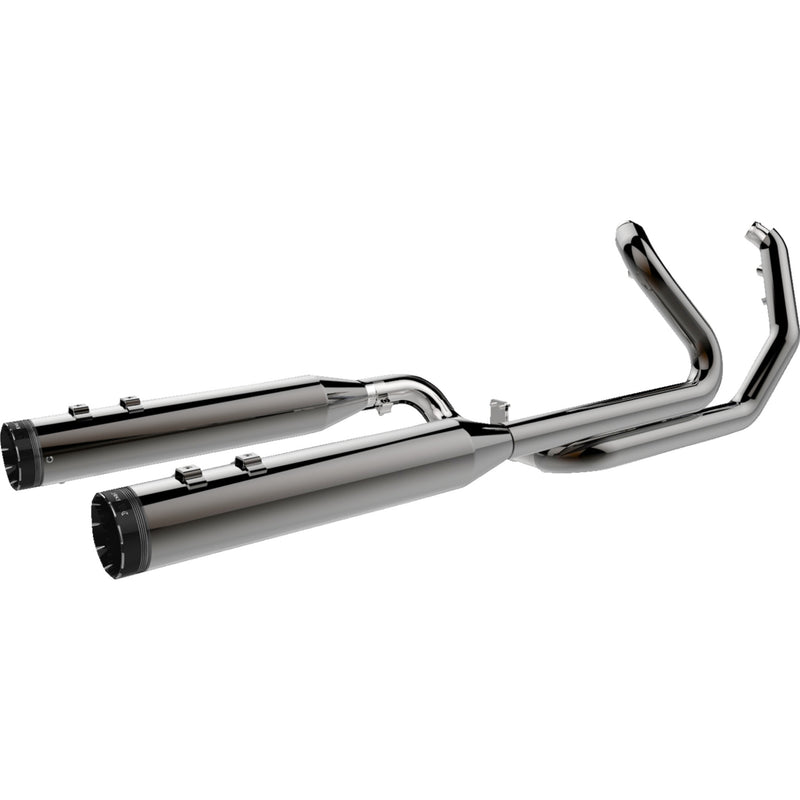 Khrome Werks Dominator-SR 2-Into-1-Into-2 Exhaust System - 201830-SR For Harley Touring 2009-2016