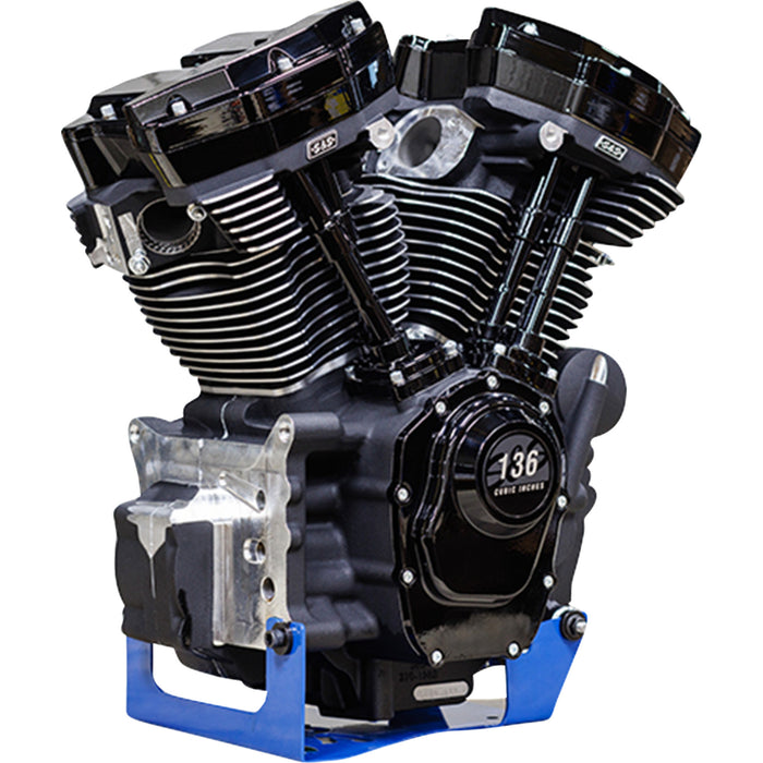 S&S CYCLE 0901-0267 310-1296 MK136 Engine with 475G Cam MK136 Engine - 475G Camshaft - Oil Cooled - M8 Softail