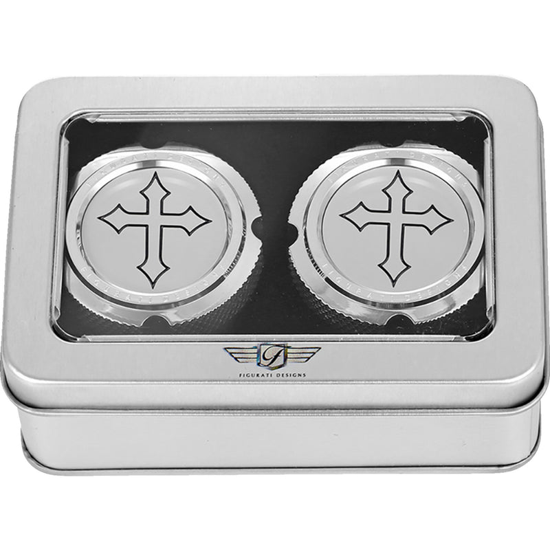 Figurati Designs Axle Nut Cover - FD41-FAC-SS For Harley Motorcycles 2002-2022