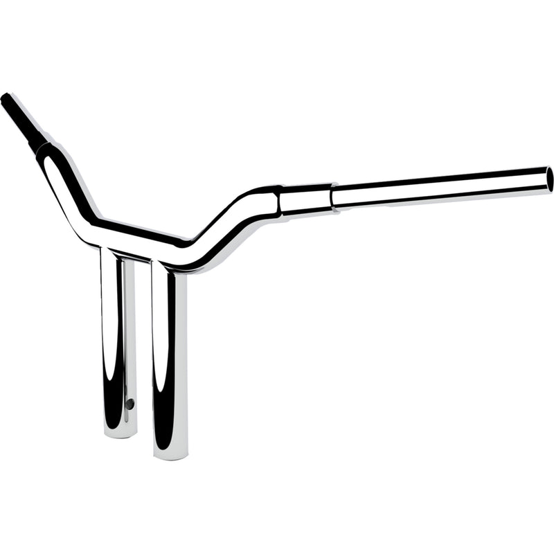 LA CHOPPERS 0601-6267 LA-7343-12 One-Piece Kagefighter Handlebar - 12" x 1-1/2" - Chrome