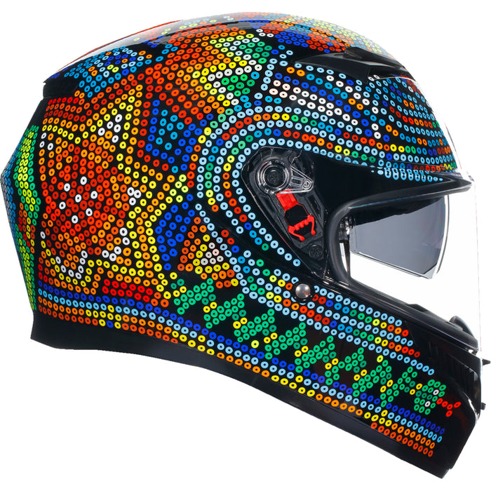 AGV 0101-15466 2118381004001XL K3 Rossi Winter Test 2018 Helmet K3 Helmet - Rossi Winter Test 2018 - XL