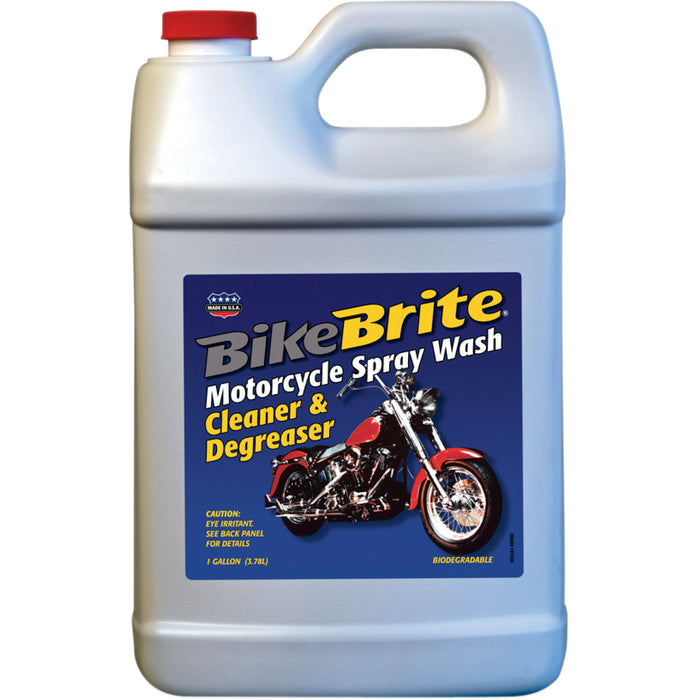 BIKE BRITE 3704-0071 MC441G Spray Wash Cleaner and Degreaser Spray Wash - 1 US gallon - Refill - Bottle