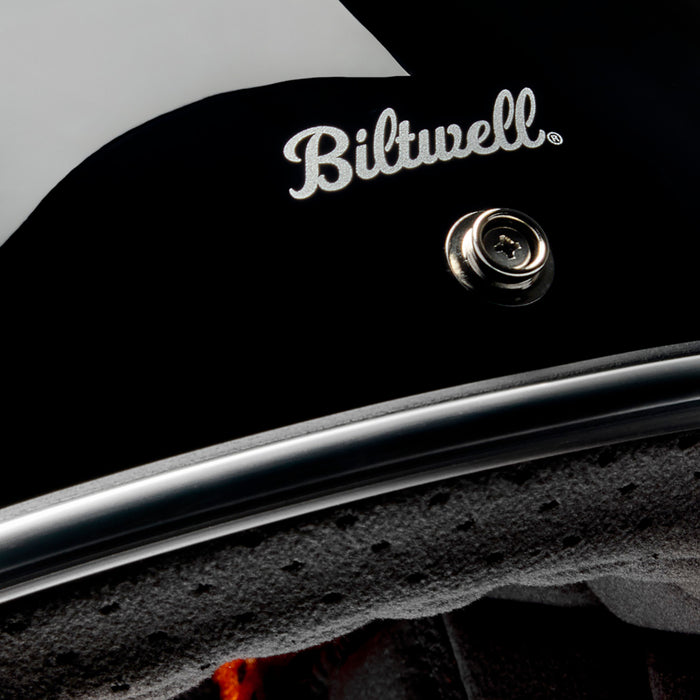 BILTWELL Gringo Raceflow Helmet - Black/Red/White/Blue
