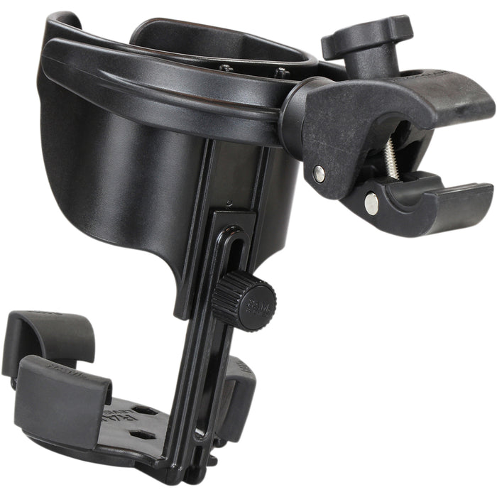 RAM MOUNTS 0636-0127 RAP-B-417-400U RAM® Level Cup™ XL with Small Tough-Claw™ Drink Holder - Level Cup™ - XL - Tough-Claw™ - Small
