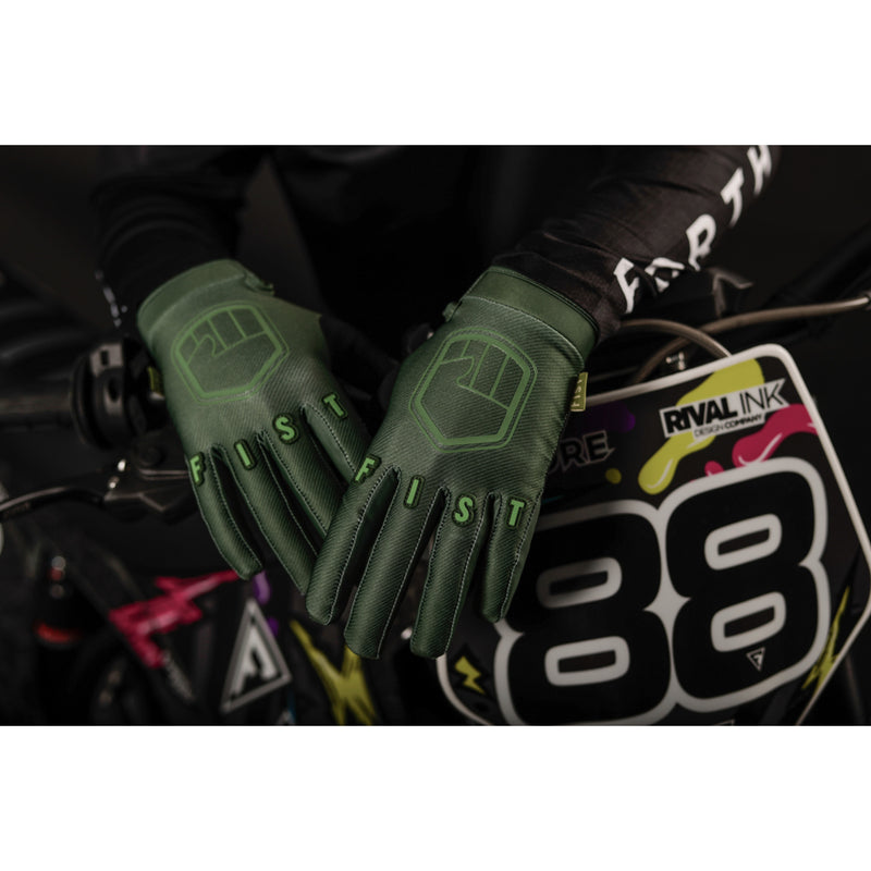 FIST HANDWEAR Strapped Earth Stocker Gloves Olive