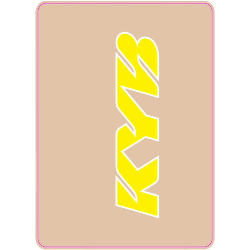 D'COR VISUALS 4320-2299 40-80-133 Upper Fork Decal kyb - yellow