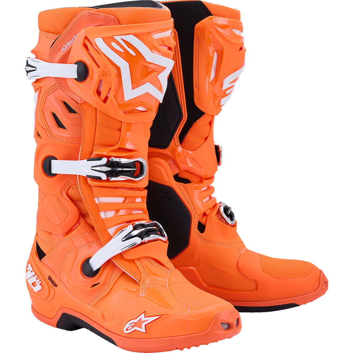 ALPINESTARS Tech 10 Supervented Boots Fluorescent - Orange/Black