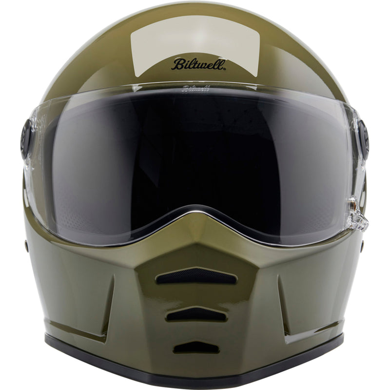 BILTWELL Lane Splitter 22.06 Helmet Gloss - Olive Green