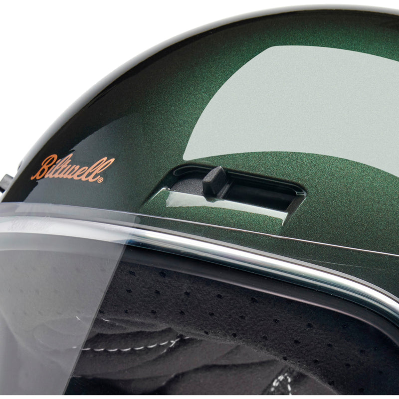 BILTWELL Gringo SV Helmet Metallic - Sierra Green