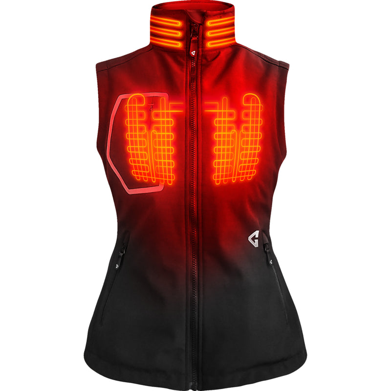 GERBING HEATED CLOTHING Women's 7V Torrid Softshell Vest 2.0 Black