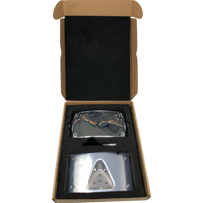 KODLIN USA 2030-2309 KUS20301 Elypse 3-1 LED License Plate Kit - Amber/Red/White - Chrome