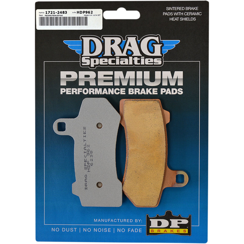 Drag Specialties Brake Pad - 1721-2483 For Harley Motorcycles 2006-2021