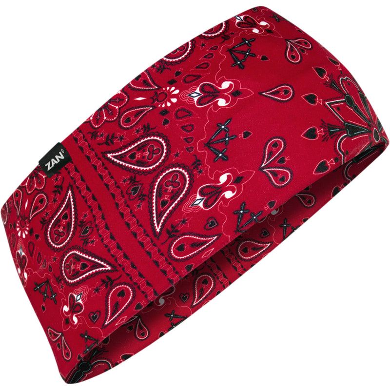 ZAN HEADGEAR 2504-0500 HBL106 SportFlex® Headband red paisley