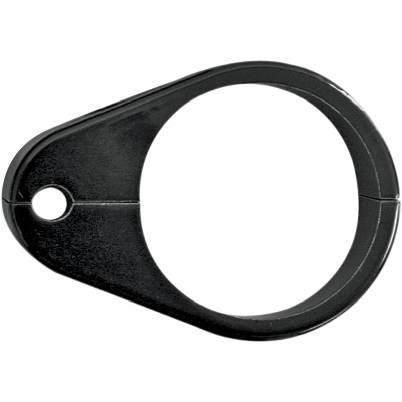 DRAG SPECIALTIES 0658-0058 Cable Clamp single throttle/idle - 1-1/2" - black