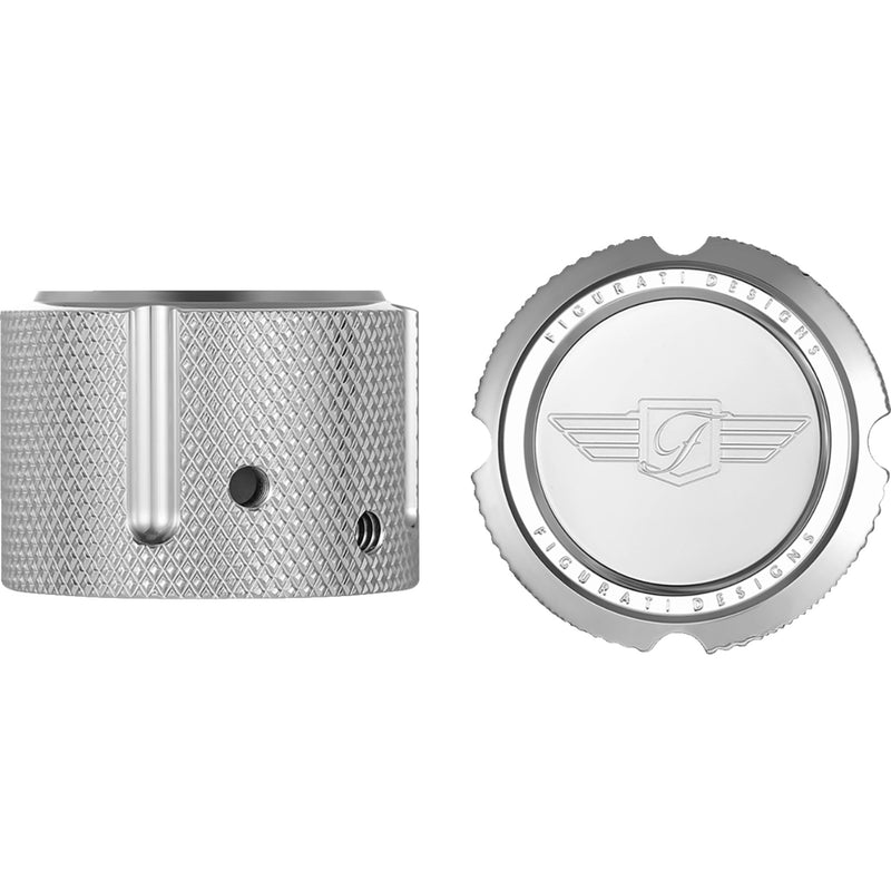 Figurati Designs Axle Nut Cover - FD01-FAC-SS For Harley Motorcycles 2002-2022
