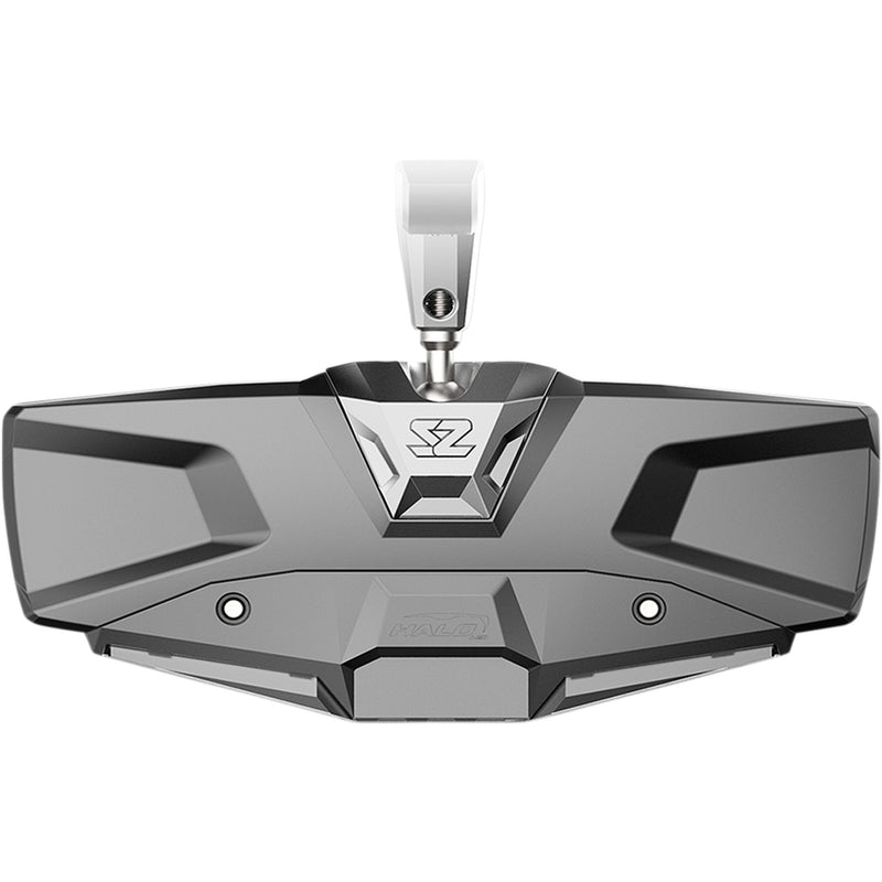 SEIZMIK 0640-1408 56-18020 Halo-RA LED Rearview Mirror with Map and RGB Lighting Mirror - Halo R - Rear View w/LED Cabin Light - Rectangle - Silver w/Silver Bezel - 1.875"/2" ROPS
