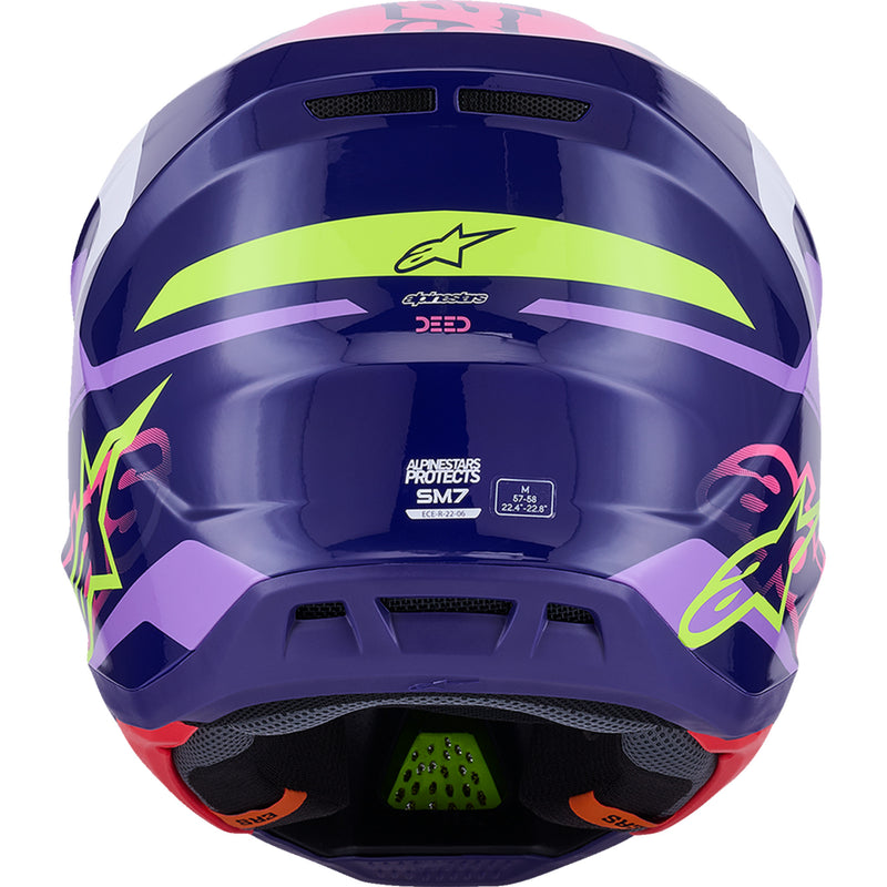 ALPINESTARS SM7 Deed Helmet - Gloss Purple/Pink