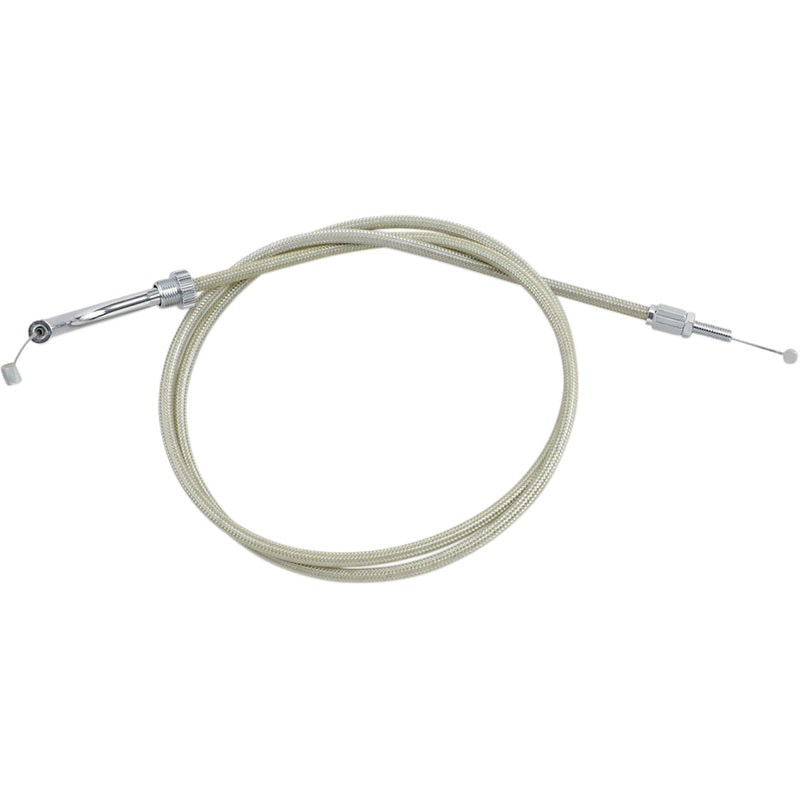 MOTION PRO 0650-0626 62-0420 Armor Coat Stainless Steel Throttle/Idle Cable for Cruisers push - honda