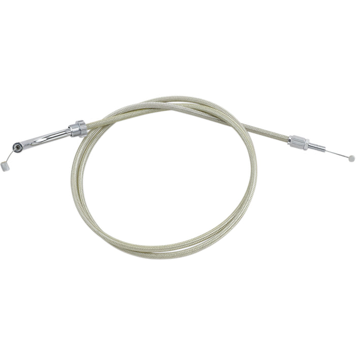 MOTION PRO 0650-0626 62-0420 Armor Coat Stainless Steel Throttle/Idle Cable for Cruisers push - honda