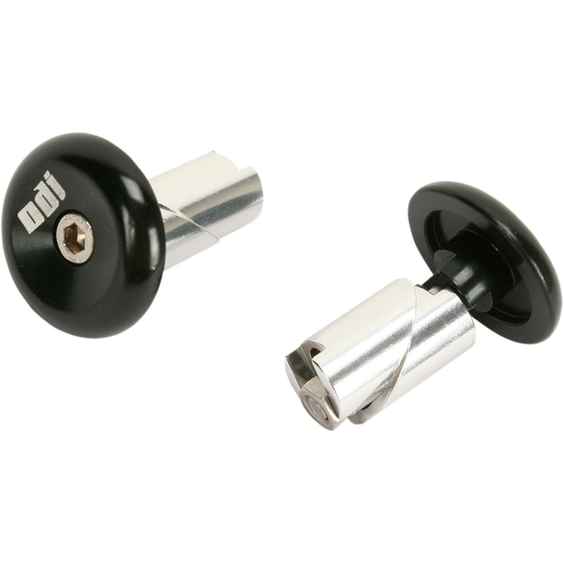 ODI 0634-0304 L71APB Aluminum Handlebar End Plug Bar End - Aluminum - Watercraft - Black