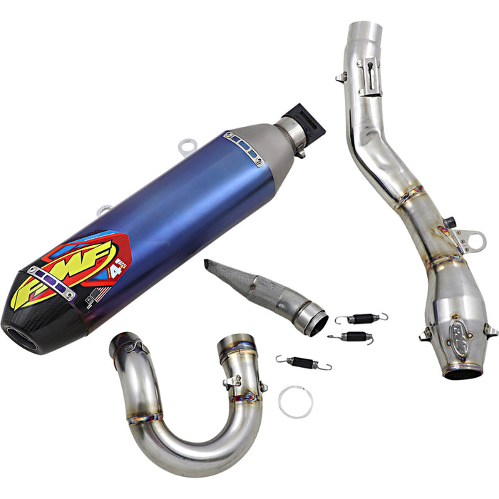 FMF 1820-1960 045663 Factory 4.1 RCT Exhaust System 4.1 RCT Exhaust with MegaBomb - Anodized Titanium