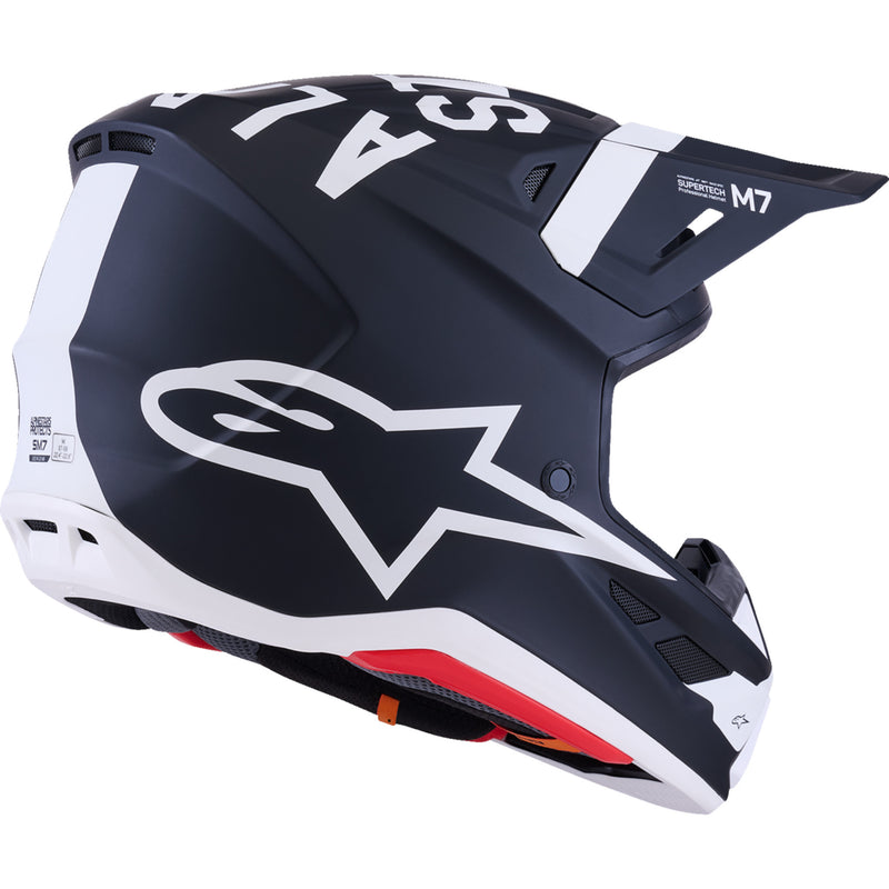 ALPINESTARS SM7 Dasher Helmet - Matte Black/White