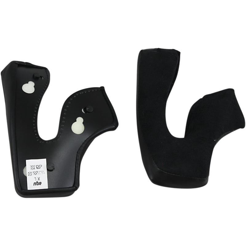 AGV 0134-2416 20KIT00117001 Legends X3000 Helmet Cheek Pads X3000 Cheek Pads - Black - Small