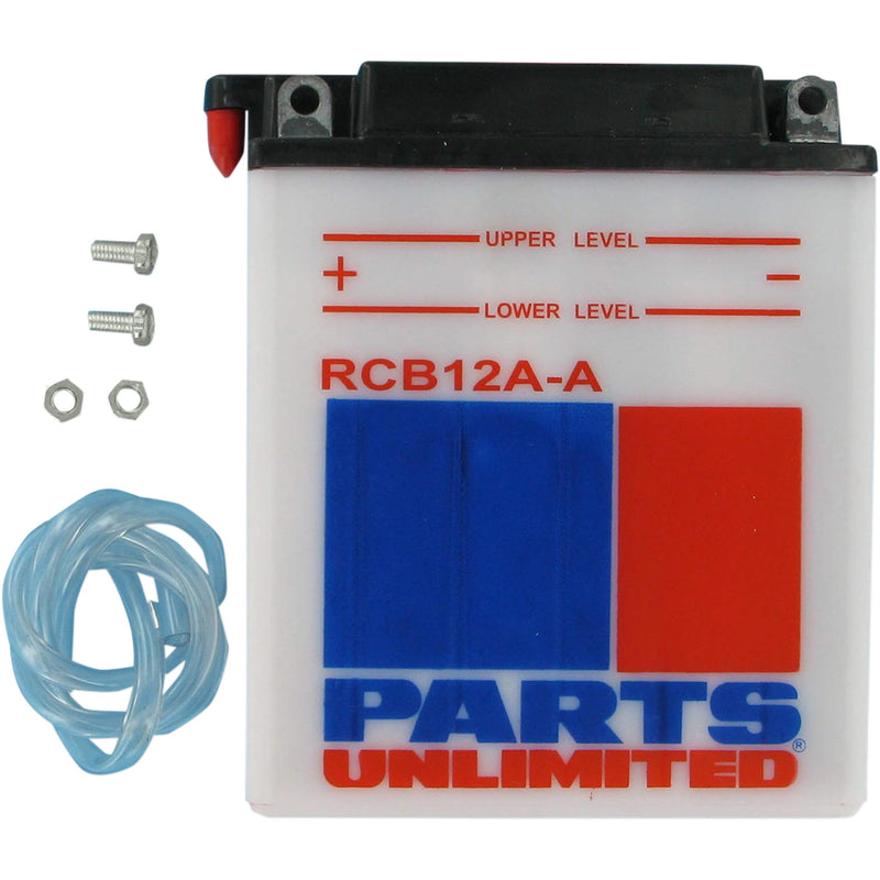 Parts Unlimited Conventional Battery - RCB12A-A For Honda Motorcycles 1967-1987 | Kawasaki Motorcycles 1978-1997 | Yamaha Motorcycles 1980-1990