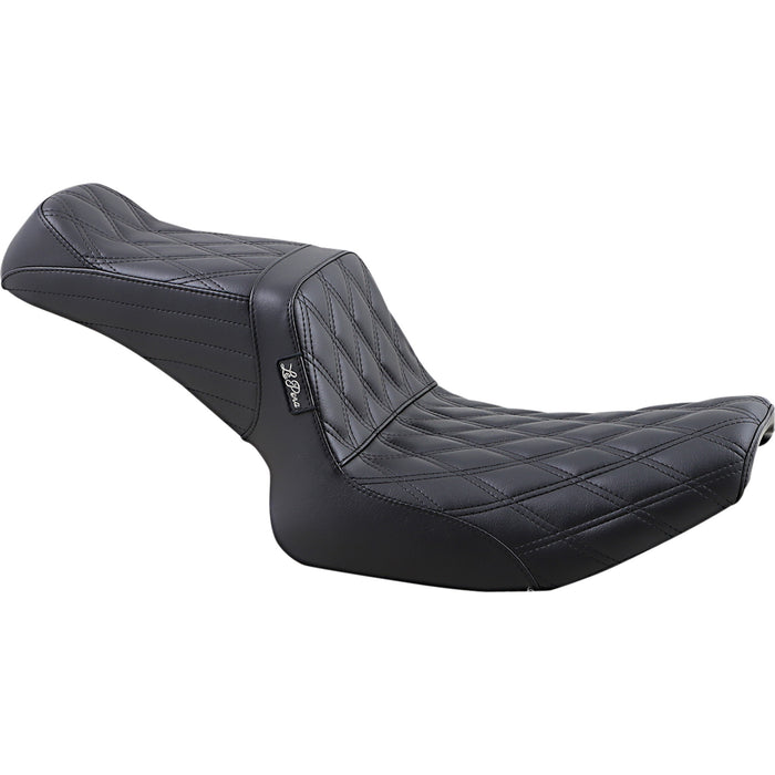 LE PERA 0805-0146 L-588DD Tailwhip Seat - Double Diamond - Black - FXR '82-'94