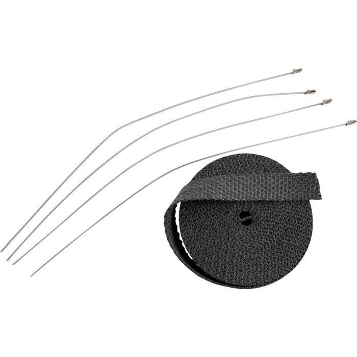 DRAG SPECIALTIES Exhaust Heat Wrap Kit with Ties - x 25'