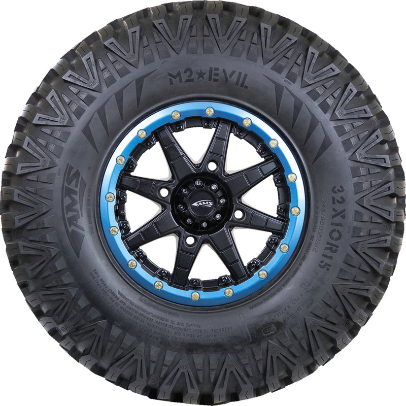 AMS 1520-3611 M2 Evil Tire - 30x10R15 72J 8 Ply - Fits Front or Rear (Single Tire)