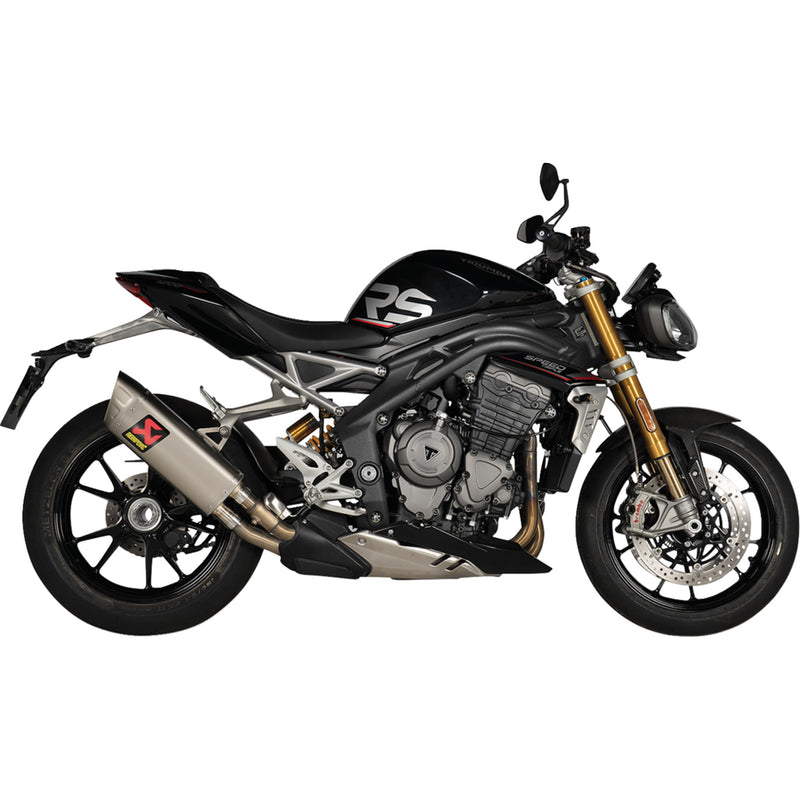 Akrapovic Slip-On Line Muffler - S-T12SO5-HAPXLT Triumph Speed Triple 1200 2021-2024
