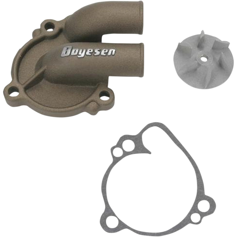Boyesen Supercooler Cover And Impeller Kit - WPK-10M For Kawasaki Dirt Bikes 1998-2025 | Suzuki RM 100 2003-2005