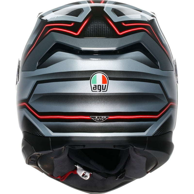AGV K7 Jaeger Helmet - Black/Silver