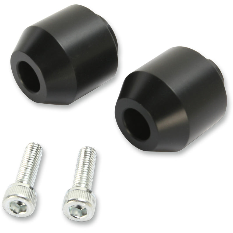 PSR 0634-0469 07-01902-02 Handlebar End Slider Bar End Sliders - Black